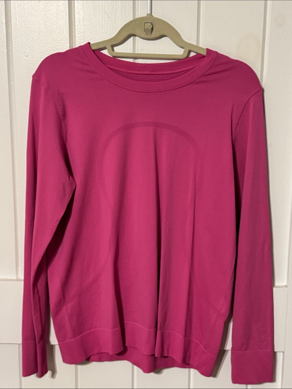 Lululemon Long Sleeve Swiftly Top - Hot Pink sz8